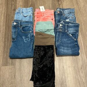 Lot of Girls’ Size 8 Bottoms.